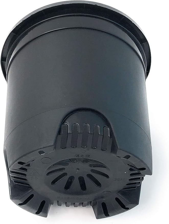 2 Gallon 10-Pack Nursery Pot Black Plastic Planters for Outdoor Indoor Plants Gardening Flower Pots Plant Pots with Drainage Holes