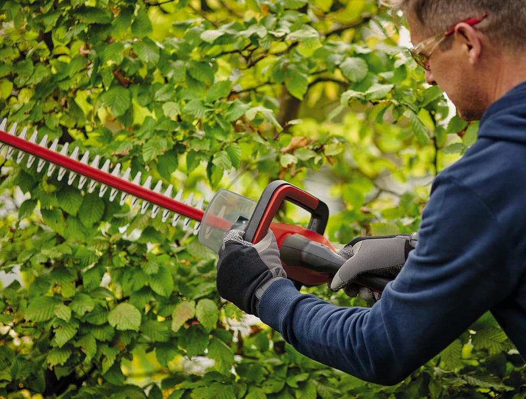 Einhell GC-CH 18/50 Li Solo Cordless Hedge Trimmer | PXC | 18 V | Metal Gear | Aluminium Knife Cover | Quiver | Without Battery