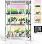 bstrip 3-tier indoor greenhouse with grow light, 35.4x13.8x59in, main product view