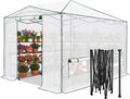 eagle peak 12x8 portable walk-in greenhouse, pop-up indoor, main product view