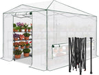 eagle peak 12x8 portable walk-in greenhouse, pop-up indoor, main product view