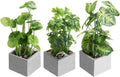 mygift artificial plants indoor, set of 3 small, main product view