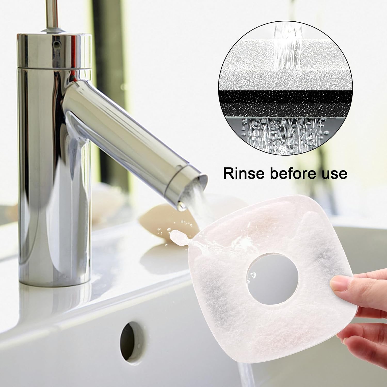 Pet Fountain Filters Compatible with 95Oz/2.8L Dog Water Fountain (8 Filters&8 Sponges)