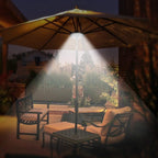 Patio Umbrella Light 3 Brightness Modes Cordless 28 LED Lights at 200 lumens-4 x AA Battery Operated,Umbrella Pole Light for Patio Umbrellas,Camping Tents or Outdoor Use(28LED Bright White)