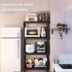 Plastic Storage Shelves, 70.2" H x 11.8" D x 23.62" W Plastic Shelves for Storage, 5-Tier Shelving Unit, Storage Rack, 330 lbs, Bathroom, Laundry, Garage & Home