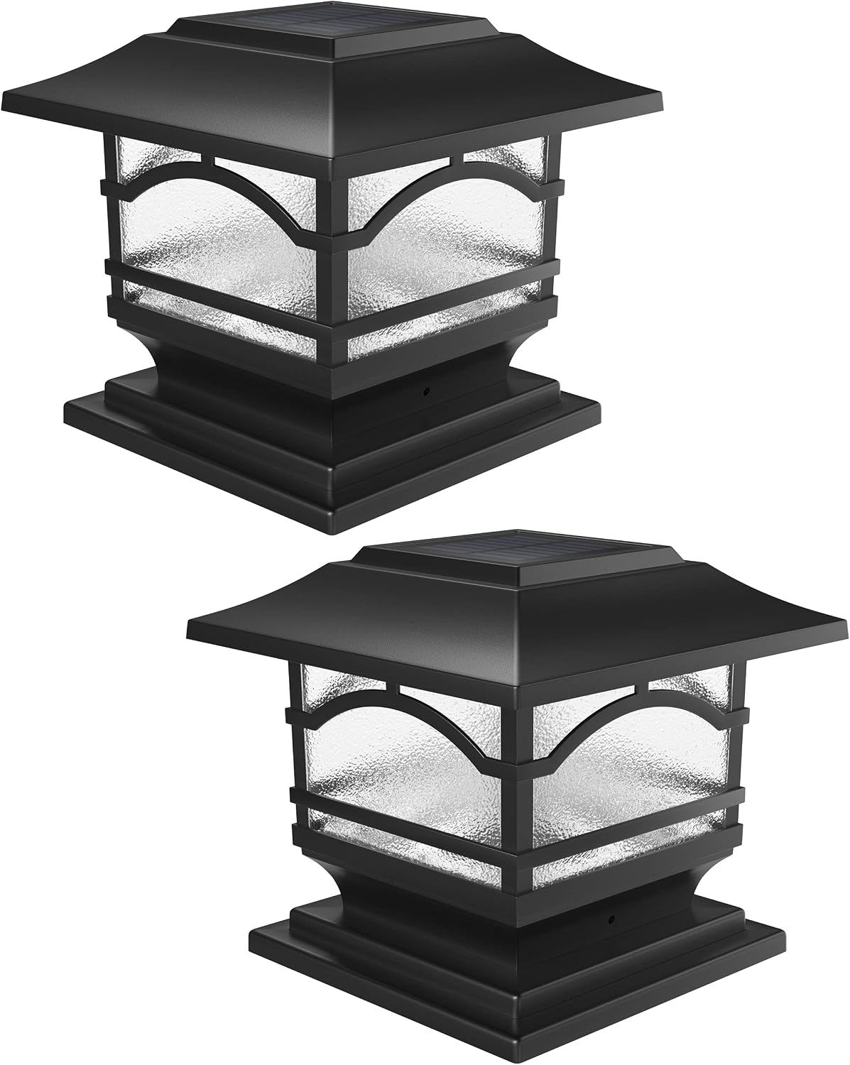 davinci lighting premium solar outdoor post cap lights, main product view