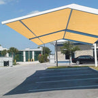 Eden's Decor Straight Flat-Edged Sun Shade Sail Rectangular 5' x 7' Wheat UV-Blocking Outdoor Canopy Fabric Cloth Awning for Pergola Patio Garden Backyard Custom Size