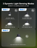 Brightown 6 Pack Solar Motion Lights Outdoor Waterproof, Motion Sensor Spot Lights- 58 LED/3 Modes Solar Powered Spotlights 2-in-1 Auto On/Off for Outside Yard Wall Garden, Cool White