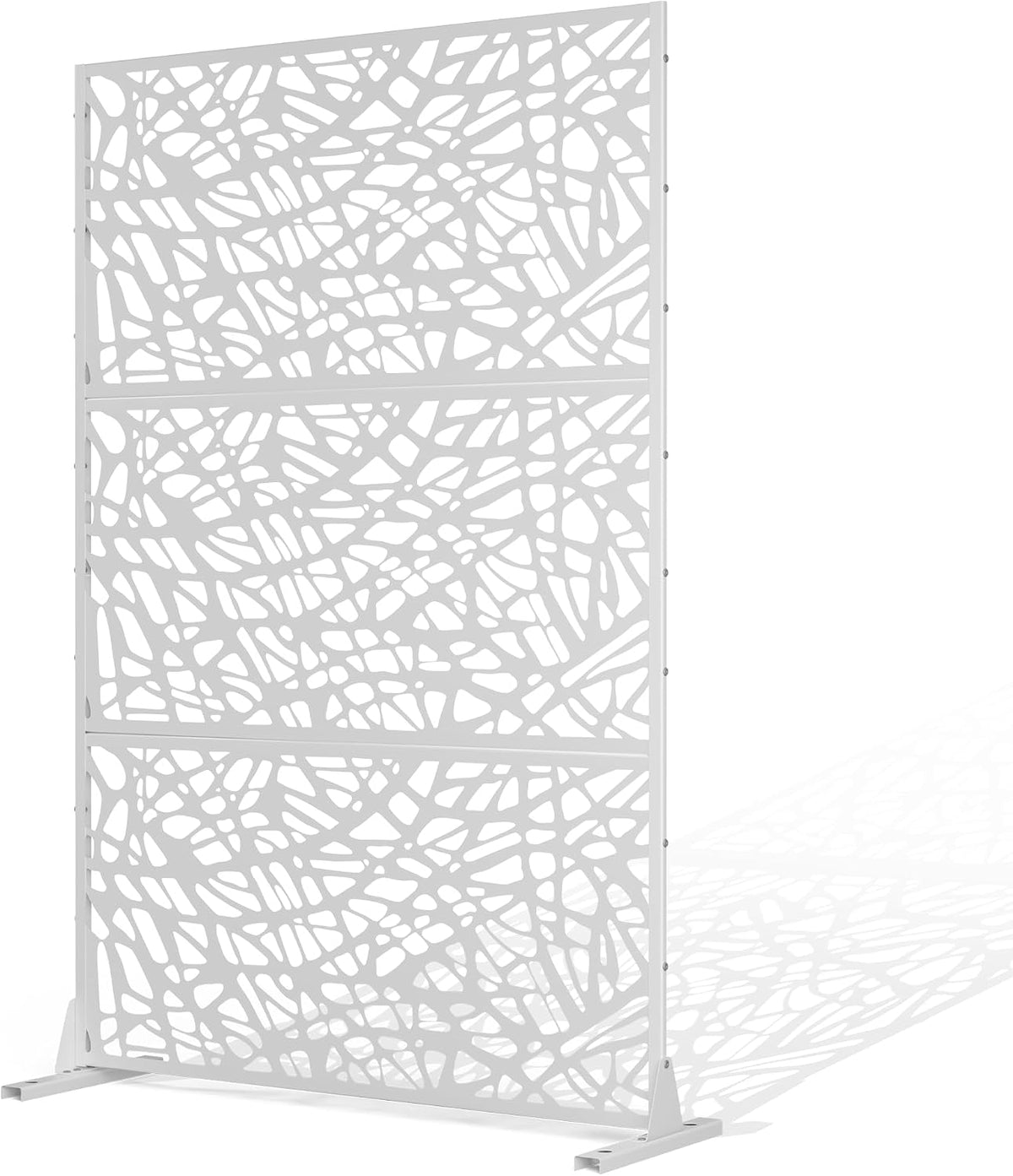 metal privacy screen outdoor freestanding fence panel, 72", main product view