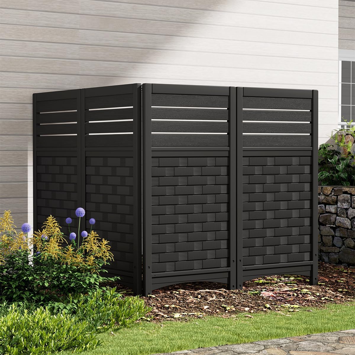 kinying air conditioner fence privacy screen,4 panels pool, main product view