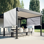 Universal Pergola Replacement Canopy Outdoor Canopy Shade Cover Waterproof Shade Top Cover for Outdoor Patio Porch Backyard(12 x 10 ft,Beige)