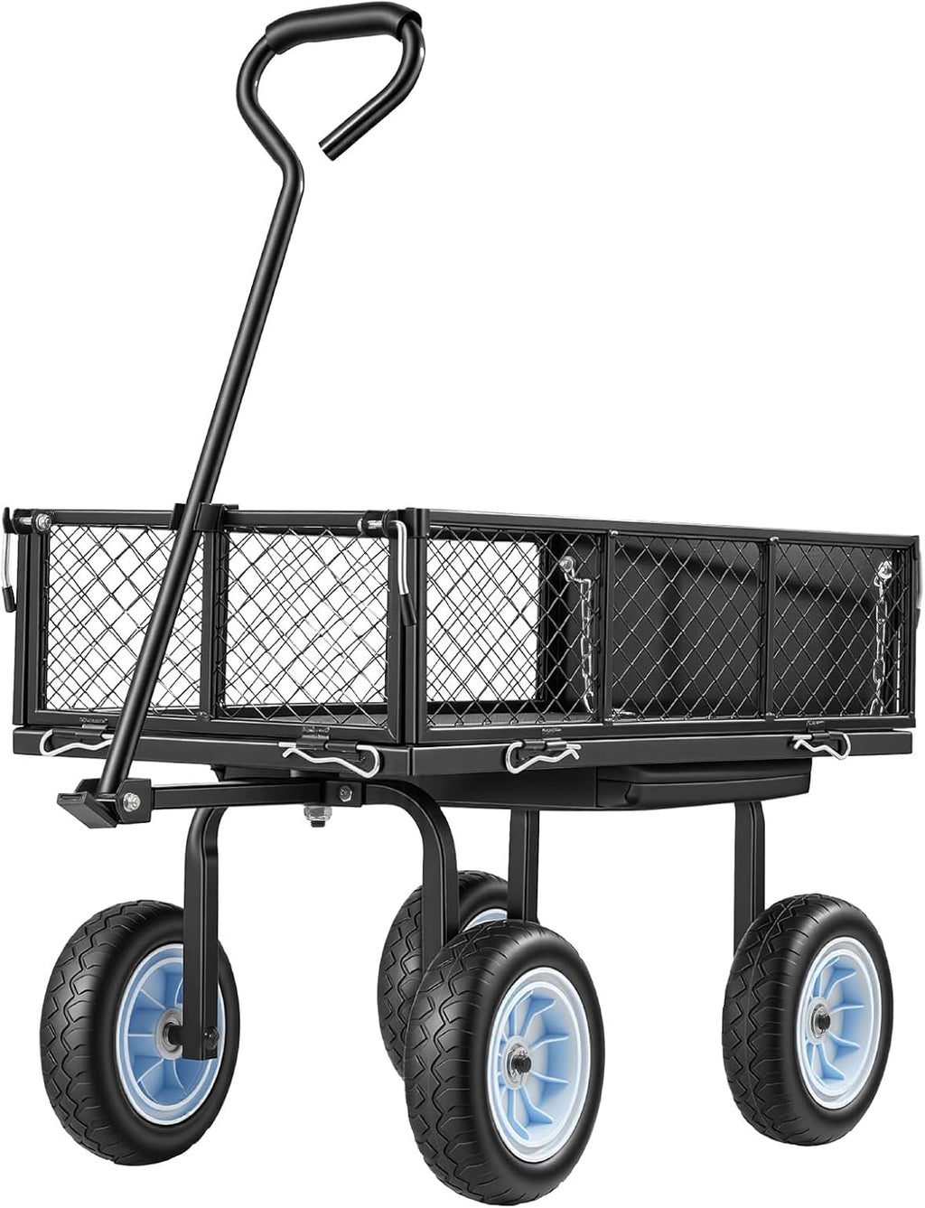 vevor 500 lbs steel garden cart with work, view 9