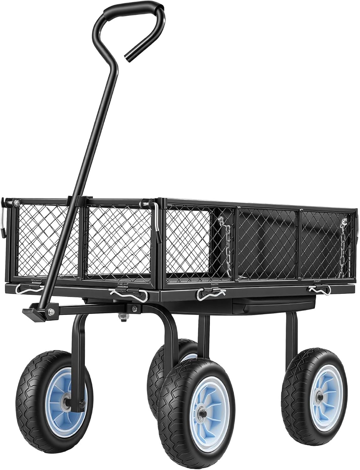 vevor 500 lbs steel garden cart with work, view 9