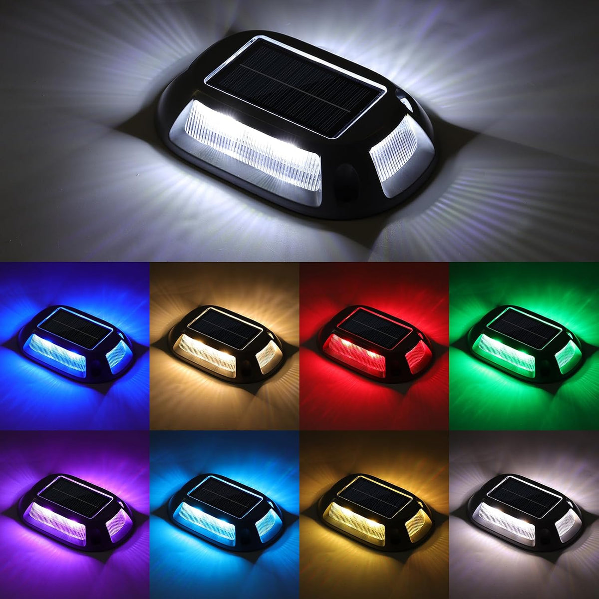 volisun solar driveway lights dock deck lights 12, main product view