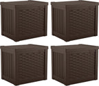 suncast 4 pack 22-gallon small deck box, main product view