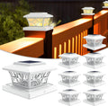 volisun solar post cap lights outdoor, solar powered, main product view