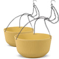 dexceder 11.2 inch self watering hanging planter (2, main product view