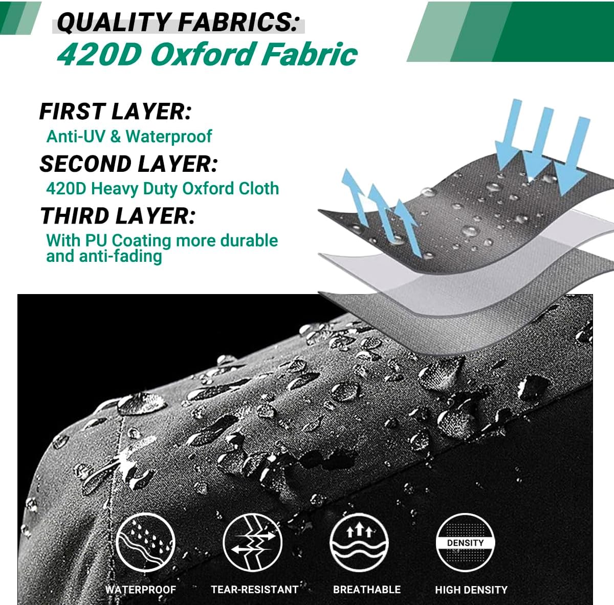 Patio Hammock Cover Waterproof Outdoor Hammock Stand Cover Fit11-12ft Stand