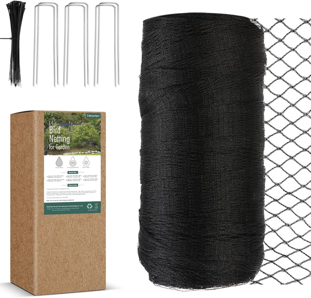 bird netting for garden, fetanten 7.5 x 100ft, main product view