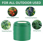 Soft Plant Ties, 164ft Garden Wire, 3.5mm Flexible Garden Ties for Climbing Plants, Tomato, Vines Plant, Flowers, Roses Plant Support
