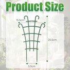 6PCS Plant Support Stakes, Stackable Plant Trellis for Indoor Climbing Plants, Small Plastic Support for Pothos & Hoya Houseplants Flower Plant Support, Potted Plant Trellis for Houseplants