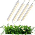 T5 1FT 0.3M 6W×4 Warm Light 3000K Grow Light Tubes,Full Spectrum LED Grow Lights,6W Energy Efficient,Plug & Play,for Hydroponics/Soil Seedlings Vegetables Herbs Flower (4 Packs)