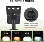 Solar Spot Lights Outdoor, 6 Pack Solar Landscape Spotlights 3 Lighting Modes IP65 Waterproof Adjustable Light House Lights Spot Light for Yard