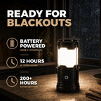 MalloMe LED Camping Lantern, Battery Powered Lanterns for Power Outages, Portable Hanging Collapsible Camping Lights for Outdoor, Home, Emergency, Hurricane Lamp Survival Outage Light 1000 lumens