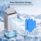 pntck portable air conditioners, 3-in-1 swamp cooler with on a desk or shelf