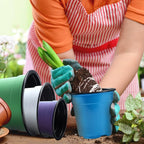 Oubest 30Pack Nursery Pots Plastic for Plants 6 inch Seedling with Drainage Holes Multicolor Flower Seed Starting Pots for Seedling Cutting Transplanting