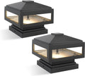 hykolity low voltage post cap lights, outdoor led, main product view