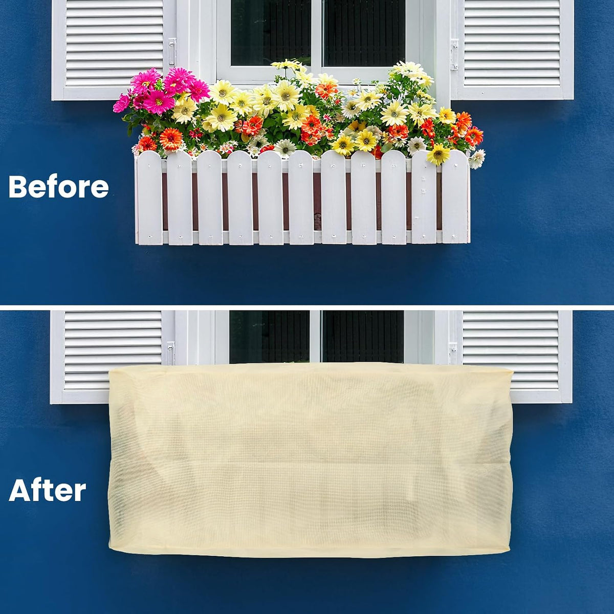 plant covers freeze protection, 2 pack, fits 4 on a desk or shelf