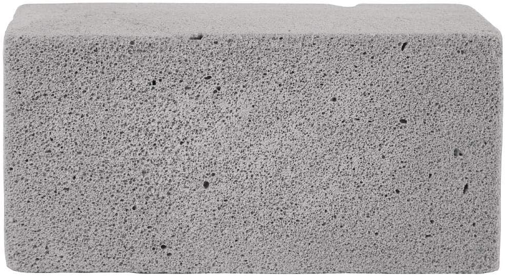 Jantex Grill Brick Cleaning Pumice Stone, L402 | Removes tough grease, burnt-on food and stains from barbecue griddles or flat hot plates. Handle sold separately.