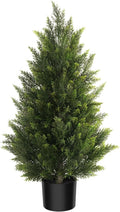 vitalismo 3ft uv-resistant artificial cedar tree for front, main product view