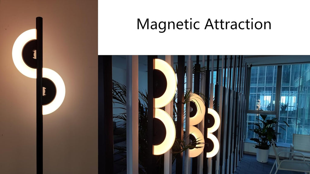Magnetic 2-in-1 Umbrella Light, Detachable Parts, Long-Lasting, USB Charging, for Outdoor Patio Table Umbrellas, Flexible Placement