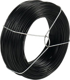 328 Feet Plant Twist Tie Plastic Coated Soft Garden Metal Wire 1mm Thin for Tomato Plants, Climbing Roses and Vines Organizing (Black)