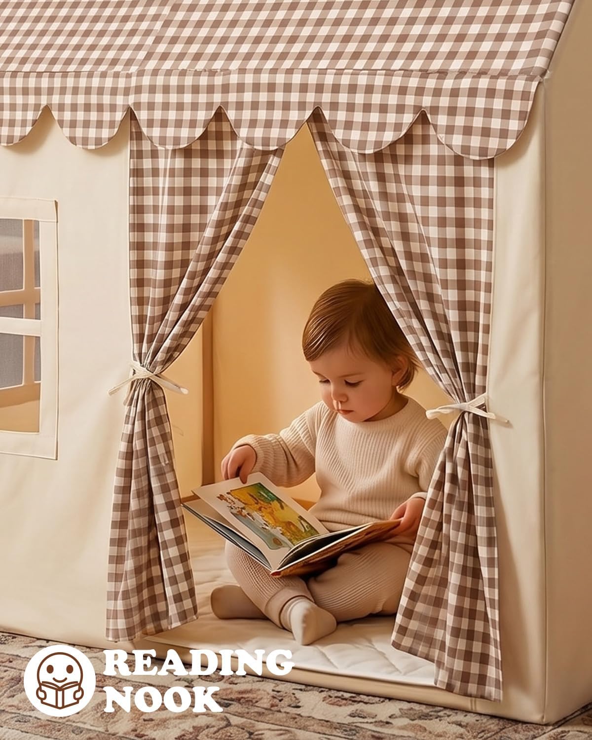 swehouse play tent indoor outdoor boy girl play, close-up detail