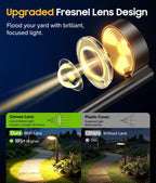 8 Pack Solar Pathway Lights Outdoor, Up to 12Hrs Solar Light | Larger Focused Spot Lens, Waterproof Solar Light for Garden, Walkways, Landscape Path