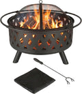 pure garden outdoor fire pit with cross weave, main product view
