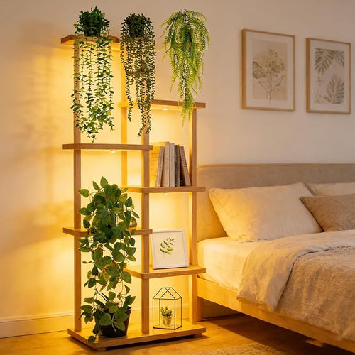 4 Pack Artificial Plants Wall Hanging Fake Plants Indoor for Shelf Boho Faux Eucalyptus Ivy Vine House Plants for Living Room Wall Backdrop Outdoor Decor