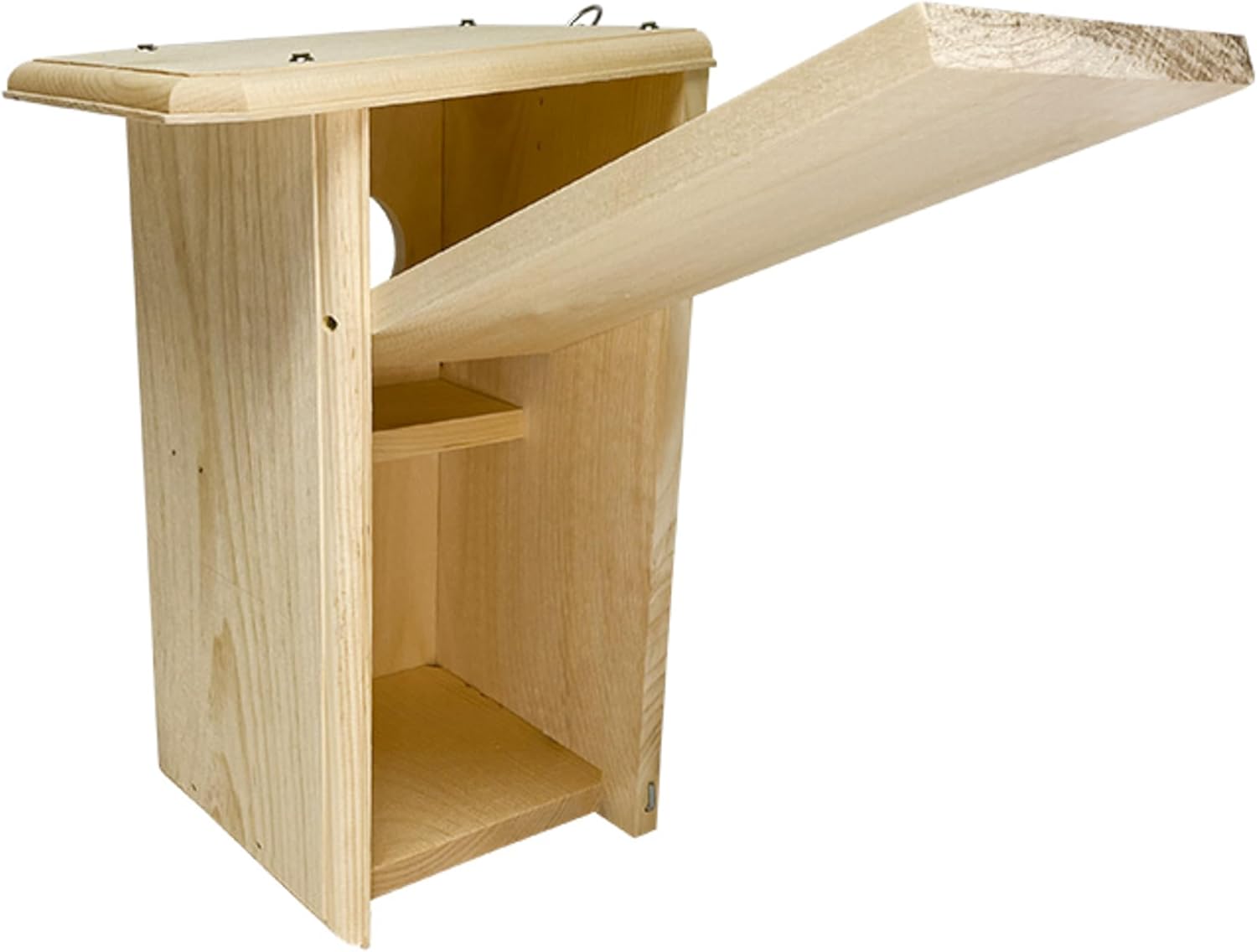 Squirrel House, Handcrafted Eastern White Pine Nesting Box, Outdoor Shelter
