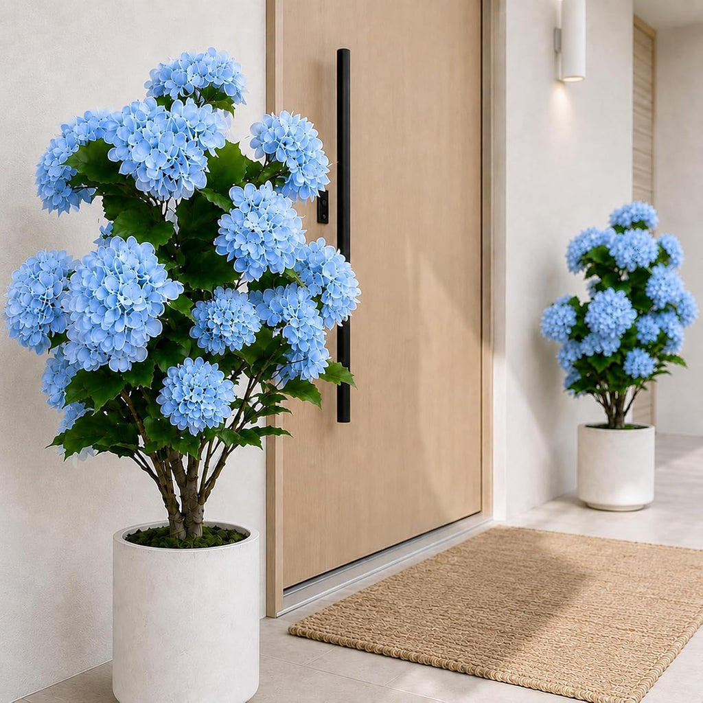 3ft artificial hydrangea tree outdoor | uv resistant, main product view