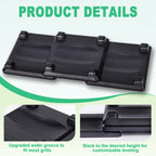 Griddle Leveling Shims Kit for Blackstone, Stackable Leveling Kit Grill Accessories - Effortless Leveling, Versatile Compatibility, Compact and Portable, 4 Pack Grill Levelers - 1/8"