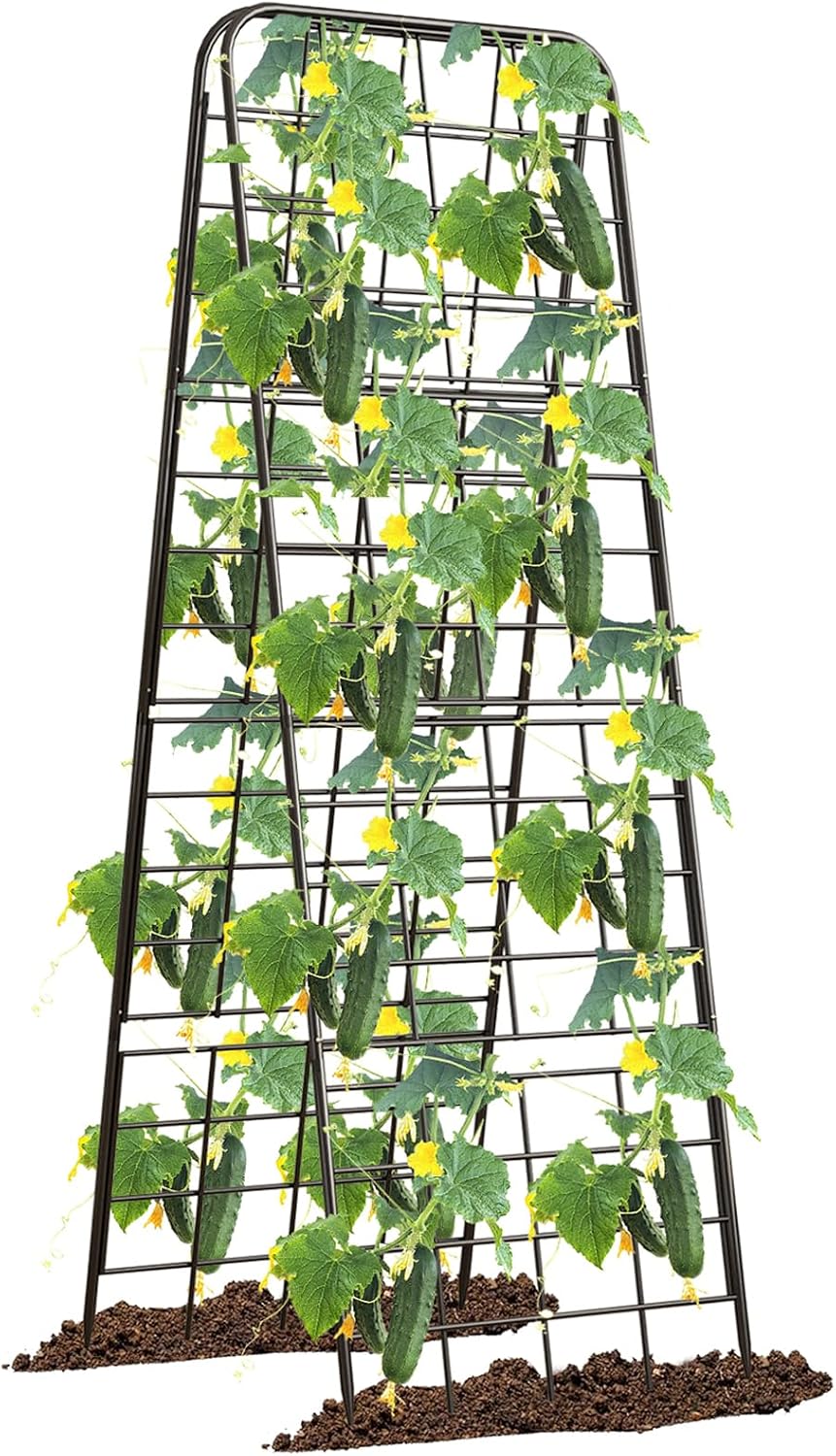 heavy duty 50"x17" adjustable a-frame trellis for climbing, main product view