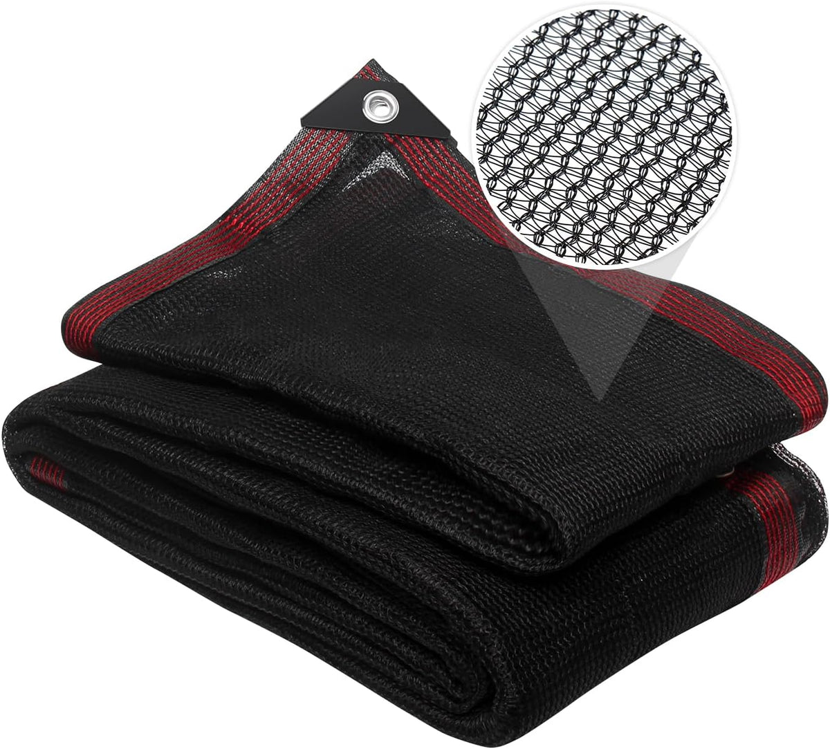 40% shade cloth for garden, 6x12ft black heavy, main product view
