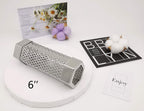 Smoker Smoke Tube Box for Pellets Grill, 6" Hexagon, 1Pack | 304 Stainless Steel BBQ Cold Smoker Generator Tube, 2.5 Hours of Billowing Hot or Cold Smoking