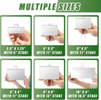 landhoow 12 pcs large plant marker, 10'' x, close-up detail