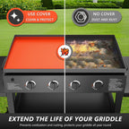 28" Silicone Griddle Mat for Blackstone Heavy Duty Grill Top Cover | All Year Round Protective Mat,Food-grade,Oil & Waterproof,Easy to Clean,450°F Heat Resistant,Outdoor Griddle Accessories