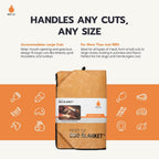 Rest EZ BBQ Blanket® - Insulated Meat Resting Bag for Moisture Retention and Tender BBQ - Heavy-Duty with Wide Mouth Design for Briskets, Pork Shoulders, Steaks