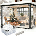 clear tarp 8x16ft heavy duty waterproof, 14 mil, main product view